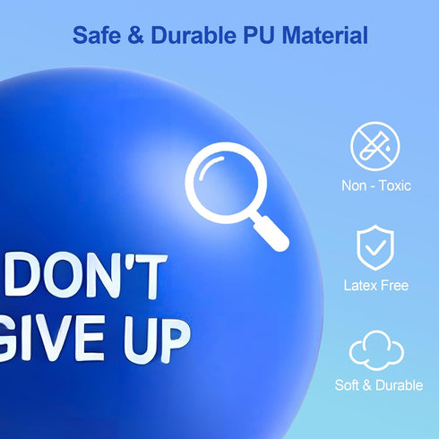 (72PCS, Motivational Stress Balls Bulk PU Material) - for Adults, Kids, People with Anxiety | Ideal for Team Building