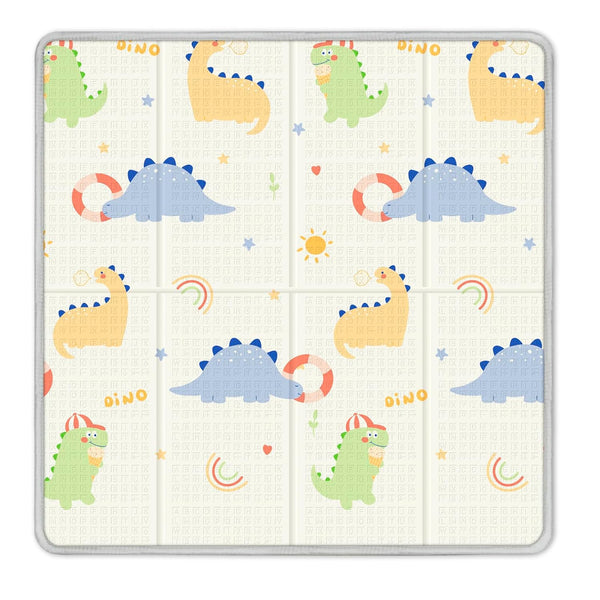 Dewlia Foldable Baby Play Mat, 50x50 Waterproof Playmats for Babies and Toddlers Kids,