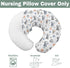 Watercolor Robots Baby Nursing Pillow Covers for Boy Girl Cute Robotic Character Nursery Feeding Pillowcase