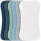 Konssy Muslin Baby Burp Cloths Sets for Unisex- 6 Pack Large 100%