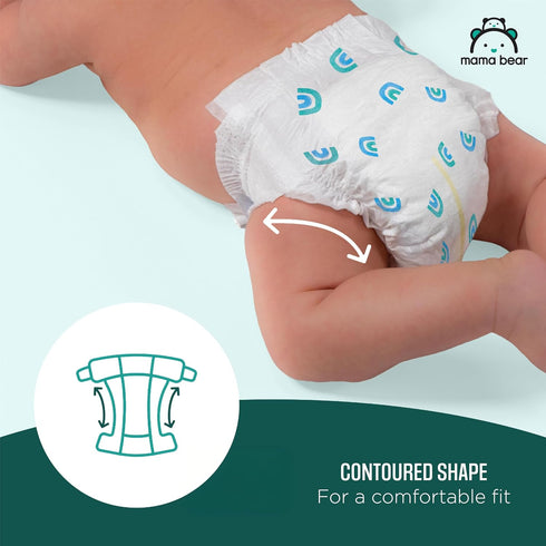 2, 46 Count Amazon Brand - Mama Bear Gentle Touch Diapers, Size