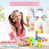 1-3, 56PCS 1.34in 3-5 Magnetic Blocks for Toddlers Large Macaron Magnet Building Cubes for Kids, Stem Preschool Stack