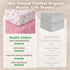 Pack Pack 38"x26" Yoofoss Muslin and Play Sheets Fitted, Organic Mini Crib Sheets for Boys Girls, Playard Sheet
