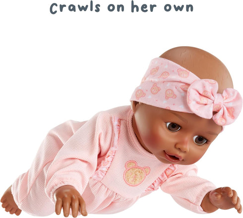 Baby Born Learn to Walk Baby Doll Harper - Realistic Features for Kids Ages 3+, Walks and Crawls