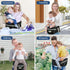 Baby Carrier with Hip Seat, Ergonomic Front Carrier for Newborns & Toddlers, Adjustable Waistband with Strong Support