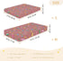 CZXW 52" 28" Sprinkles Colorful Crib Sheets Fitted x Natural Cotton Soft & Breathable for Baby Crib Mattress