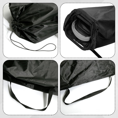 Stroller Bag for Airplane Travel, Waterproof Baby Stroller Cover for Gate Check with Handle (Black)