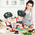 Set 27 3-7 Anpro Complete Kids Cooking and Baking - Pcs Includes Aprons for Boys, Chef Hat, Mitt & Utensil to Dress Up
