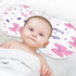 YETTASBIN Cute Bows Ribbons Muslin Baby Burp Cloth, Super Soft Absorbent Cotton Burp Rag Baby Bibs Feeding Cloth