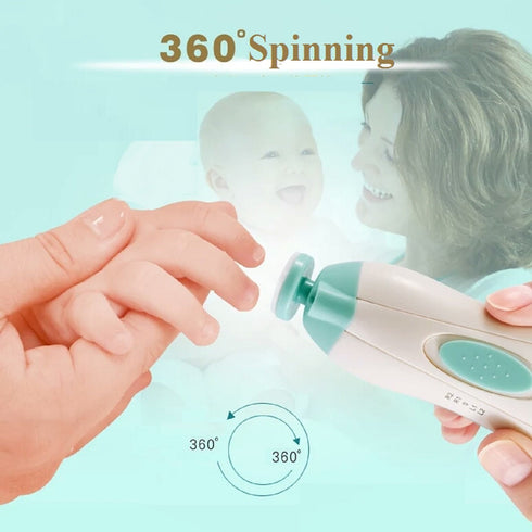Jaybva Trimmer Baby Nail File Electric Nail - Safe Baby Nail Clippers Cutter for Newborn Children Toddlers Kids