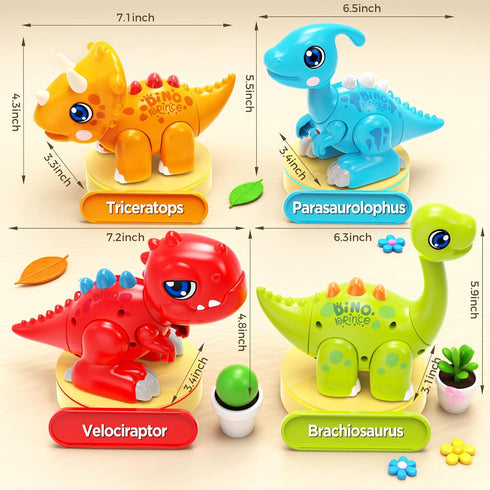1 12-18 1 2 3 Marstone Toddler Dinosaur Toys for Year Old Boy Gifts: Educational Light Up Sound Building Baby Musical