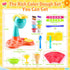 Set 3+ PLAY Clay Dough with Ice Cream Maker Machine/Noodle Maker/Banana Split Ice Cream Mold Kitchen Creations Arts