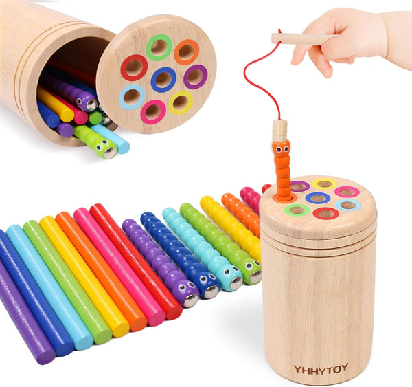 Montessori Toys for 2 3 4 Year Old, Dual Gameplay 18 Month