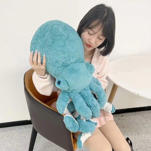 AIRROAD Giant Stuffed Animal Blue Octopus - Extra Large Plush 36 Inches Long, Super Soft for Kids and Adults