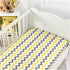 Handywa 2 Pack 28 52 Cotton Fitted Crib Sheets, Construction Trucks and Chevron Print, Fits Standard x in Baby Crib