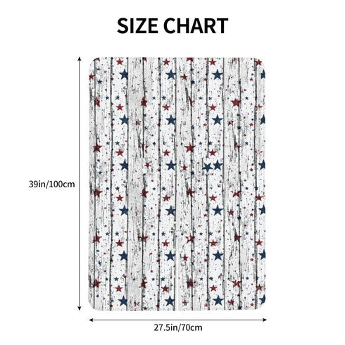 Hcpwzrf Patriotic Stars Distressed Wood Baby Car Seat Cover & Nursing Cover - Breathable Stretch Multi-Use Cover