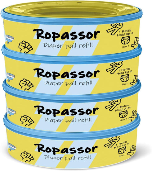Ropassor Diaper Pail Refill Bags for Munchkin Step Diaper PailGenie & Complete/Expressions (1120count)