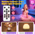 15 Films+15 360 Pikoy Unicorn Toys for Girls Gifts, Lullaby Sound Machine for Kids Night Light Projector