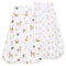 david's kids Micro Fleece Baby Sleep Sack 0-6 Months, Soft Wearable Blankets with 2-Way Zipper, 2 Pack Sleeping Bags