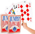 Yopay 2 Pack Jumbo Giant Playing Cards - Oversized Poker Deck for Casino Theme Party Decoration, 8 X 11in