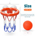Bath Toys – Bathtub Basketball Hoop for Toddlers, 4 No-Hole Balls & Strong Suction Cups, Fun Bath Toy