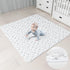 71''x59'' Moonsea Premium Foam Baby Play Mat, Playpen Mat, One-Piece Crawling Mat for Babies, Infant and Toddler, Baby