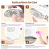 Maymalze 2026 3-in-1 3 New Electric Nail Clipper with Polishing & LED Lamp, Nail Filing Storage, Adjustable Speeds