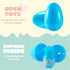 36 JOYIN Pcs Prefilled Easter Eggs Bubble Wands for Kids Party Favors, Basket Stuffers, Toys Inside for Children Fun