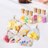 13 Packs Cute 1:12 Miniature Dollhouse Food, Lollipop, Toast, Cheese, and Donut Accessories