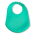 100% modern-twist Bucket-Bib Food-Grade Silicone, Waterproof and Reusable, Sloth Jungle Green