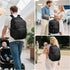 Backpack Mancro Dad Diaper Bag - Large Waterproof Travel Baby Bag for Men with Detachable Bottle Bag & Insulated