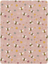 miaozhen 1 Pack 52x28 Cotton Baby Crib Sheets for Boys Girls Soft Stretchy Naughty Lakeshore Bees Fleur Harris Toddler