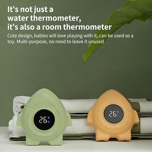 Kangnice Bath Thermometers Detector for Newborns Toddler Cartoon Rockets Design Water Temperature Meter Floating Toy