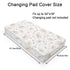 Boho Pink Floral Baby Changing Pad Cover for Boy Girl 32''x16'' Vintage Flowers Unisex Fitted Changing Table Sheets Spring Wild Plants Soft Breathable Nursery Bedding Cradle & Bassinet Sheets