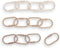 mushie Baby Chain Link Rings Toy 12-Count | Multiuse Car Seat Stroller