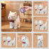 eJog Pup 3+ Walking Dog Toy with Leash, Remote Control Interactive Robot Dog, Dress Up Plush Puppy with Walking
