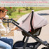Summer/Autumn Baby Car Seat Cover,Sunproof Car Seat Canopy for Babies, Extra Large Mesh Window Baby Car Seat Sun Shade