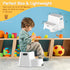 Stool,2 2 Toddler Step Step Stools for Kids with Anti-Slip Surface and Rubber Bottom, Kids Step Stool Poop Stool