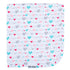 Lars & Lola Cotton Swaddle Blanket, Connected Hearts, Soft Baby Blanket, Unisex, One Size, 31.5 x 31.5 inches, Multicolor, Breathable, Machine Washable by Lars & Lola