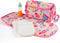 BABESIDE 5 Pcs Baby Doll Diaper Bag Set, Includes Magic Bottles, Changing Mat, Doll Diapers for 17-22 inches Dolls