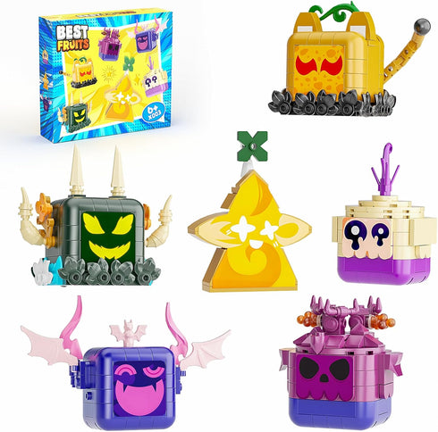 DreamCreators Fruits Building Blocks, Fruits Game Toy Building Sets Compatible with Lego for