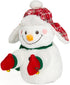 13" Animated Plush Snowman |Christmas Cheer Charlie - Claps Hands and Ears Flap to Song - If You're Happy for Xmas Clap