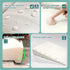 Wibeelee Hair Washing Station for Kids Waterproof Shampoo Foam Mat with Ergonomic Design Non Slip Bath Pillow Sink Soft