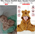 2Pack 31.5x31.5 Set Baby Bath Towel with Hooded Absorbent Soft Hooded Towel for Newborns Unisex in Bath Towel Gift
