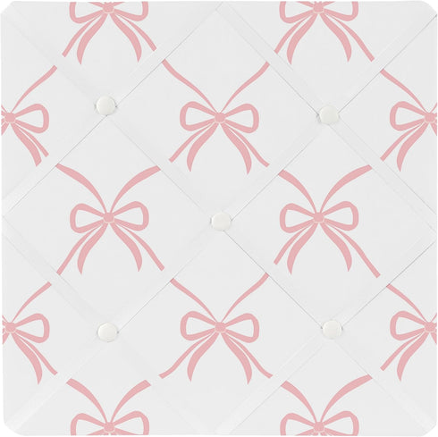Sweet Jojo Designs Fabric Bulletin Board (Pink Bows) for Girls, Picture &