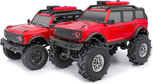 MOHERO 4PCS 1.0" Soft Mud Terrain Rubber Tyres for 1/24 Axial SCX24 Bronco Gladiator Deadbolt RC Crawler Car Upgrade