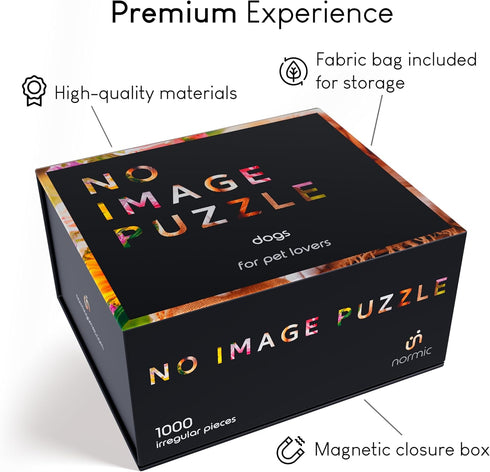 1000 No Image Puzzle Irregular Pieces Extreme Difficult Jigsaw Challenge Adults Hardest Puzzle No Guide Ultimate Brain