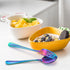 LIANYU 9-Piece Rainbow Kids Silverware Set, Stainless Steel Toddler Utensils, Knife Fork Spoon, Dishwasher Safe