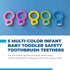TESS Oral Health - Infant Baby Toddler Safety Toothbrush Teethers: Nurturing Dental Care for Your Baby's Early Years 5-Pack