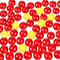 Gejoy 84 Pieces Game Replacement Balls - 4 Sets Compatible with Hungry Hungry Hippos, 76 Red & 8 Yellow Balls